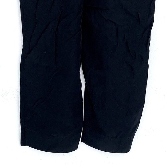 & Other Stories black drawstring paperbag cropped pant size 2 - Picture 6 of 11